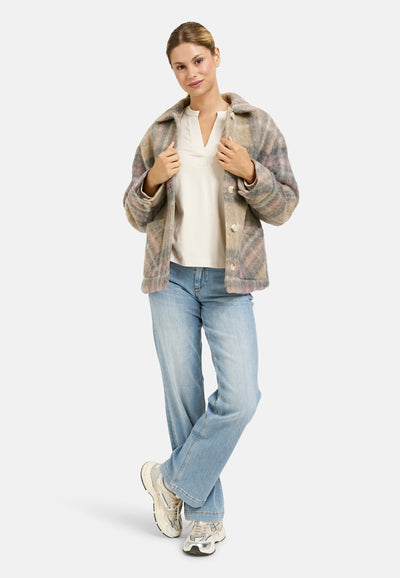 Relaxed Jersey Shirt Blouse