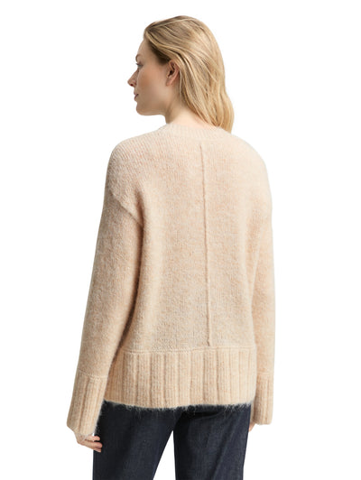 Oversize Strickpullover mit Wollanteil