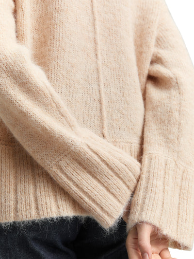 Oversize Strickpullover mit Wollanteil