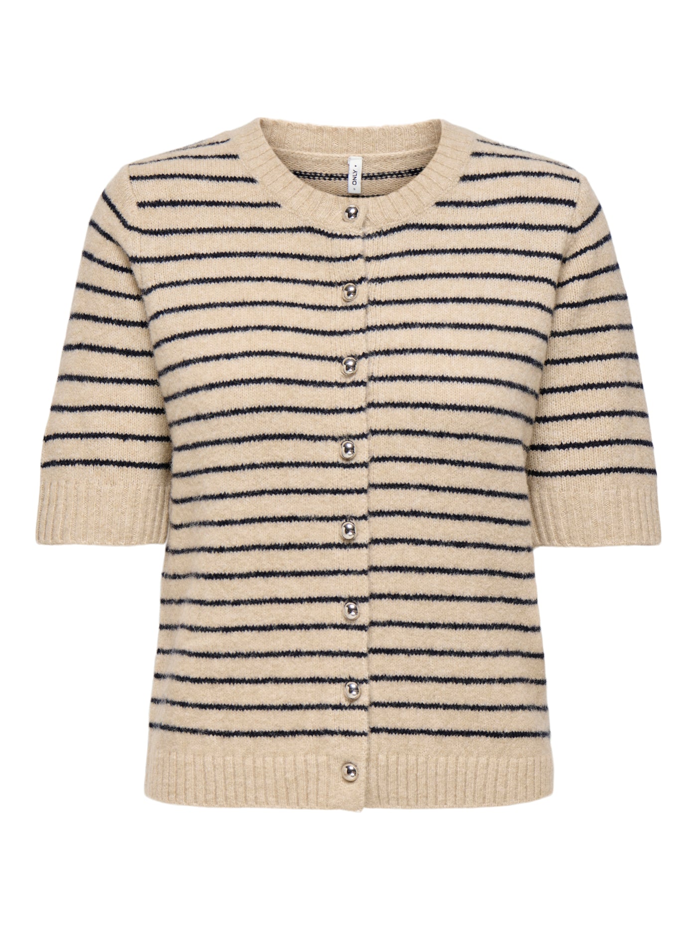 ONLCHESTER LIFE SS STRIPE CARDI CC KNT