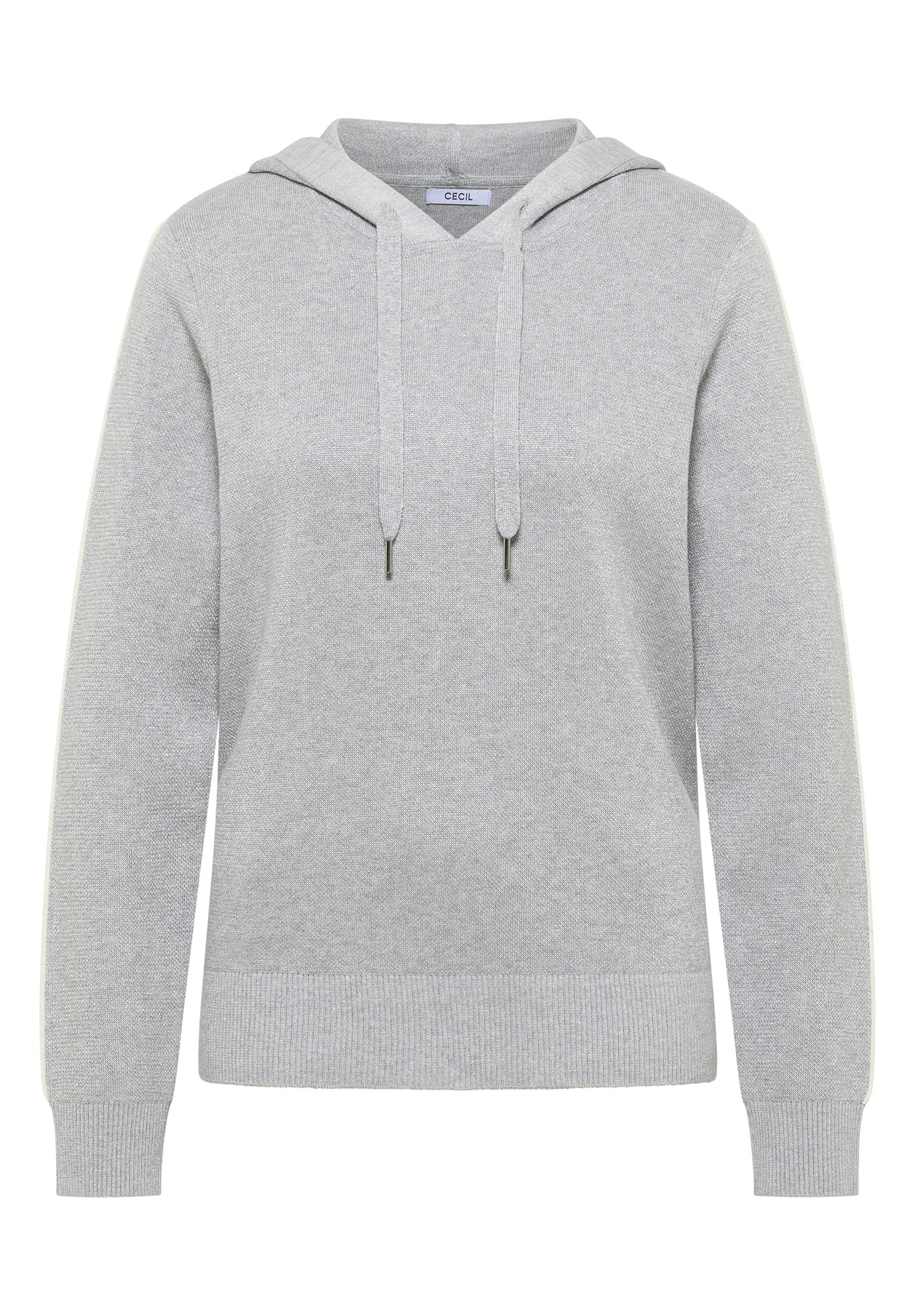 Jacquard Hoodie mit Glitzer