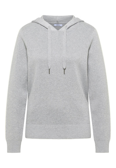 Jacquard Hoodie mit Glitzer