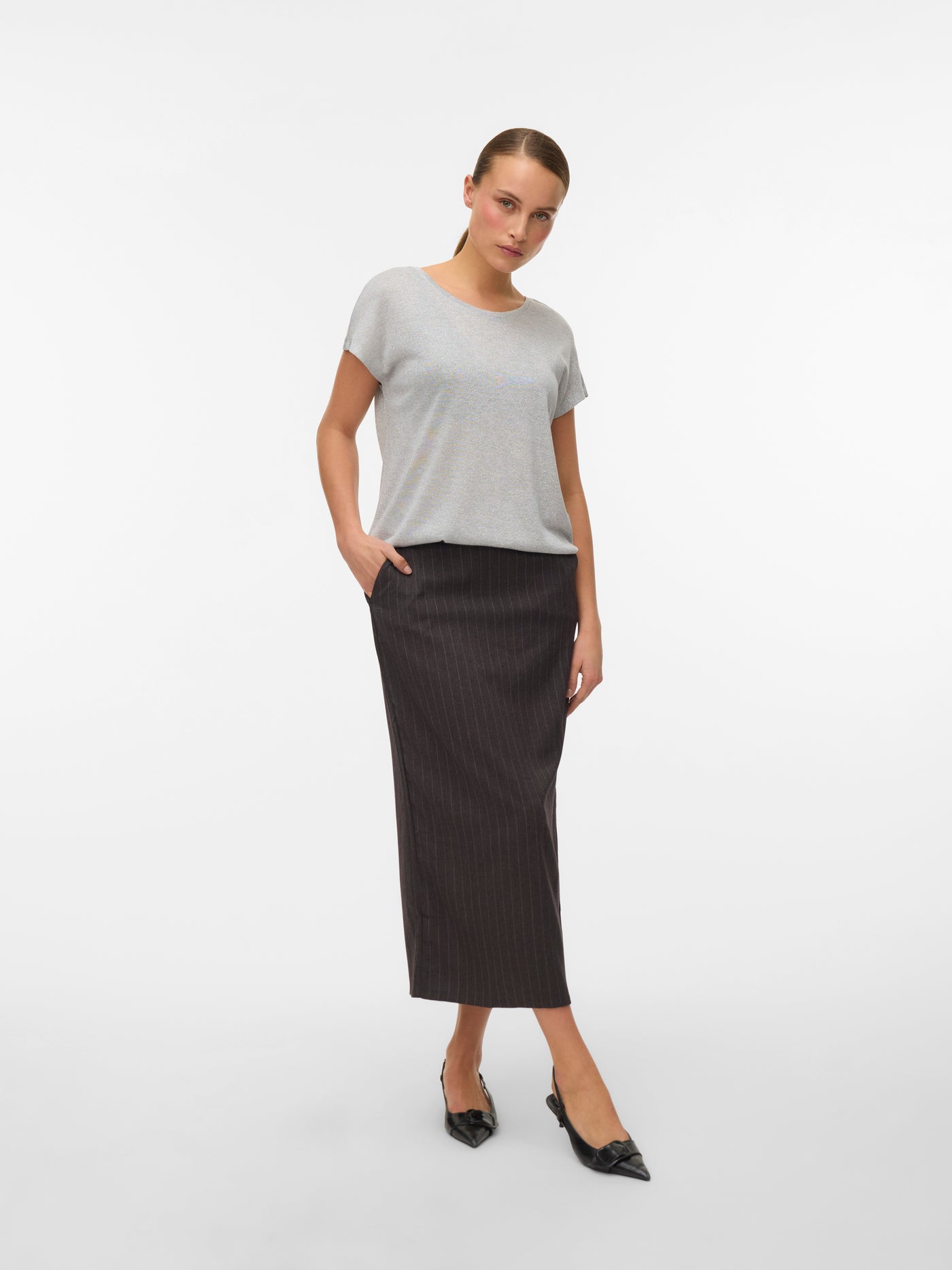 VMSARAH AVA GLITTER SS TOP JRS NOOS