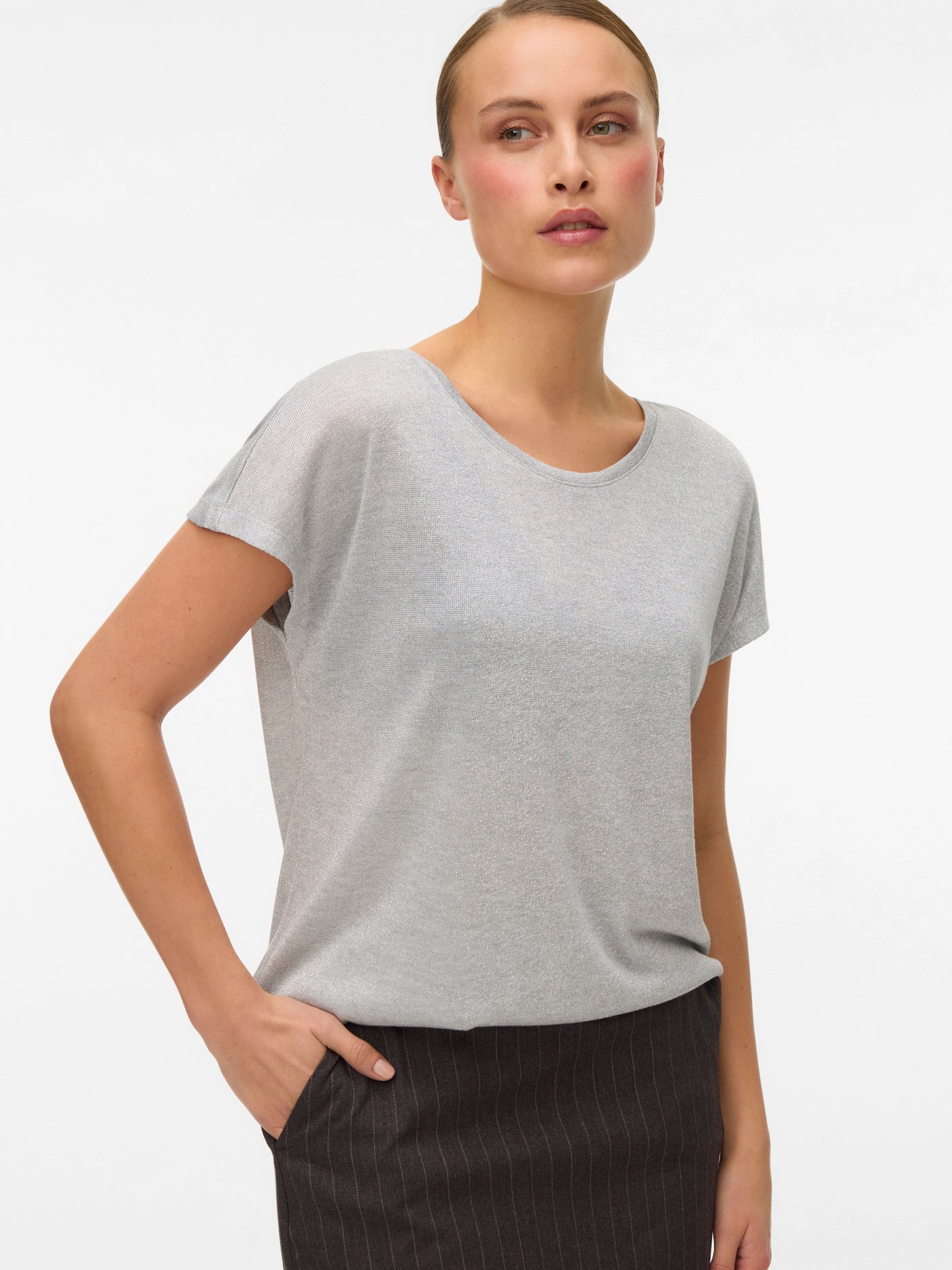 VMSARAH AVA GLITTER SS TOP JRS NOOS