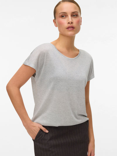 VMSARAH AVA GLITTER SS TOP JRS NOOS