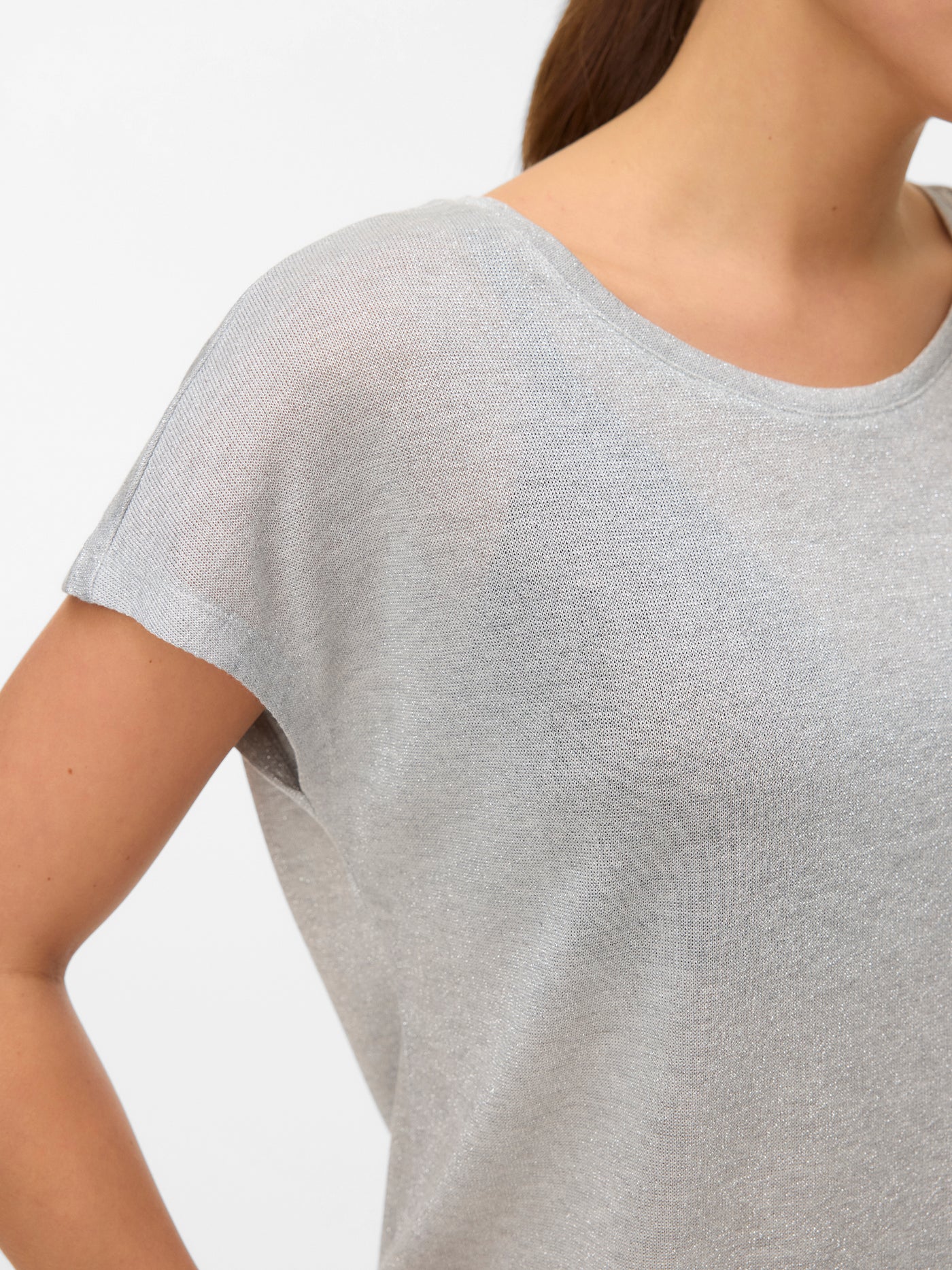 VMSARAH AVA GLITTER SS TOP JRS NOOS