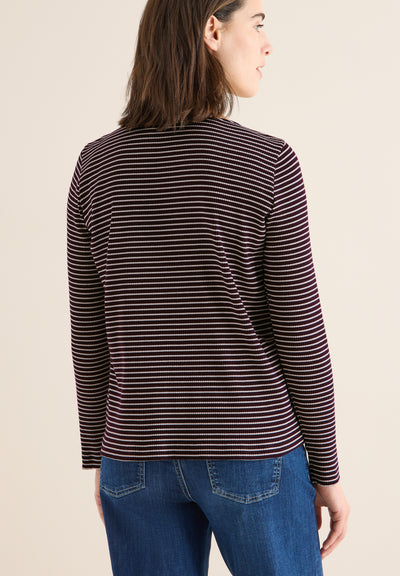 Gestreiftes Langarmshirt