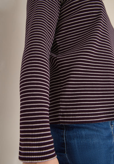 Gestreiftes Langarmshirt