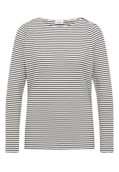 Gestreiftes Langarmshirt