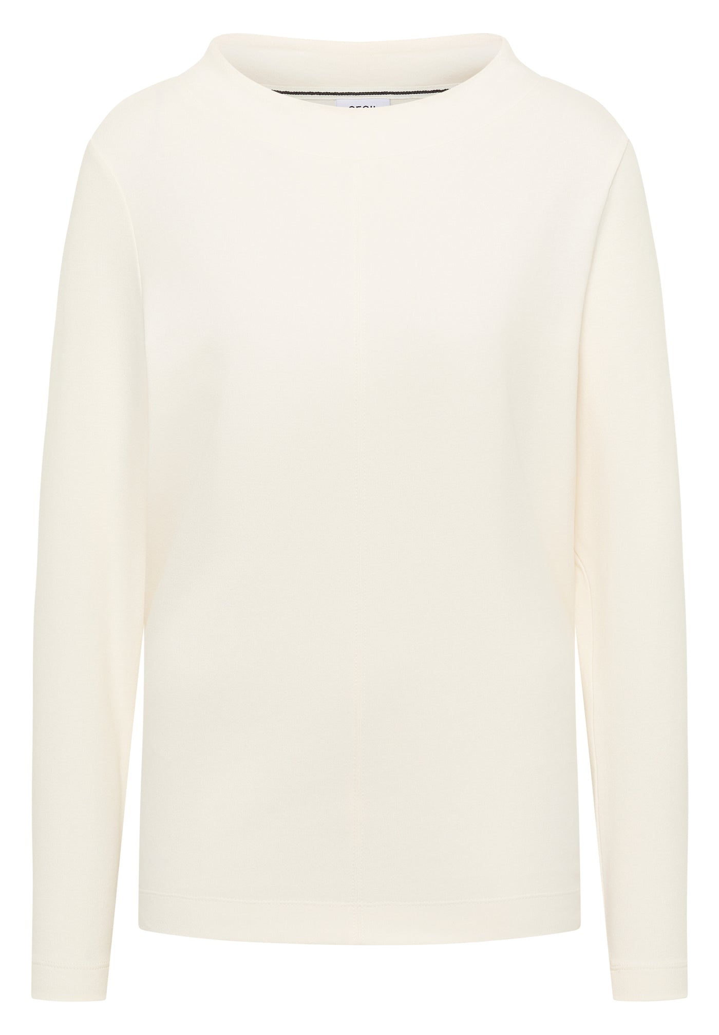 Funnelneck Shirt in Unifarbe