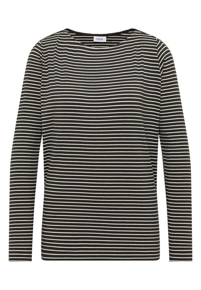 Gestreiftes Langarmshirt