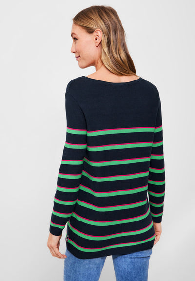 Pullover mit Streifenmuster