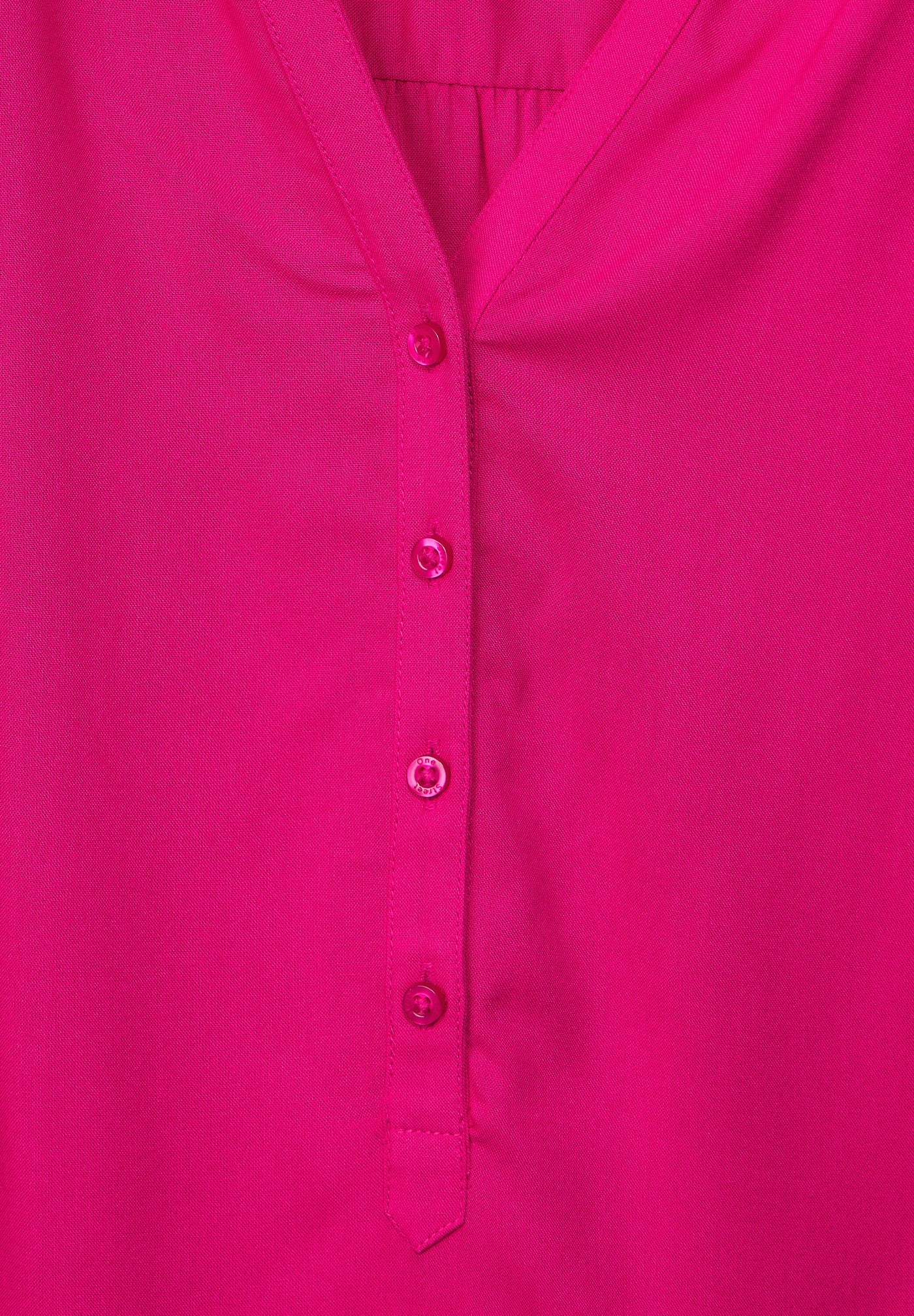 Basic Bluse in Unifarbe