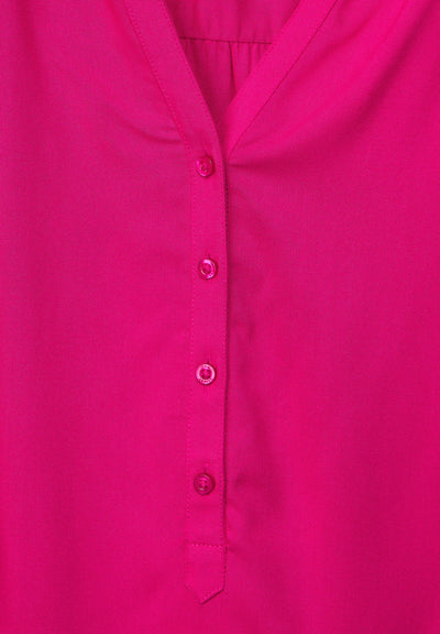 Basic Bluse in Unifarbe